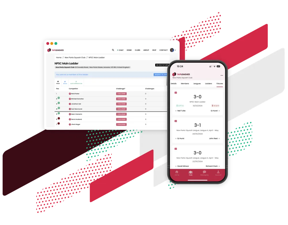 The premier league and ladder management system